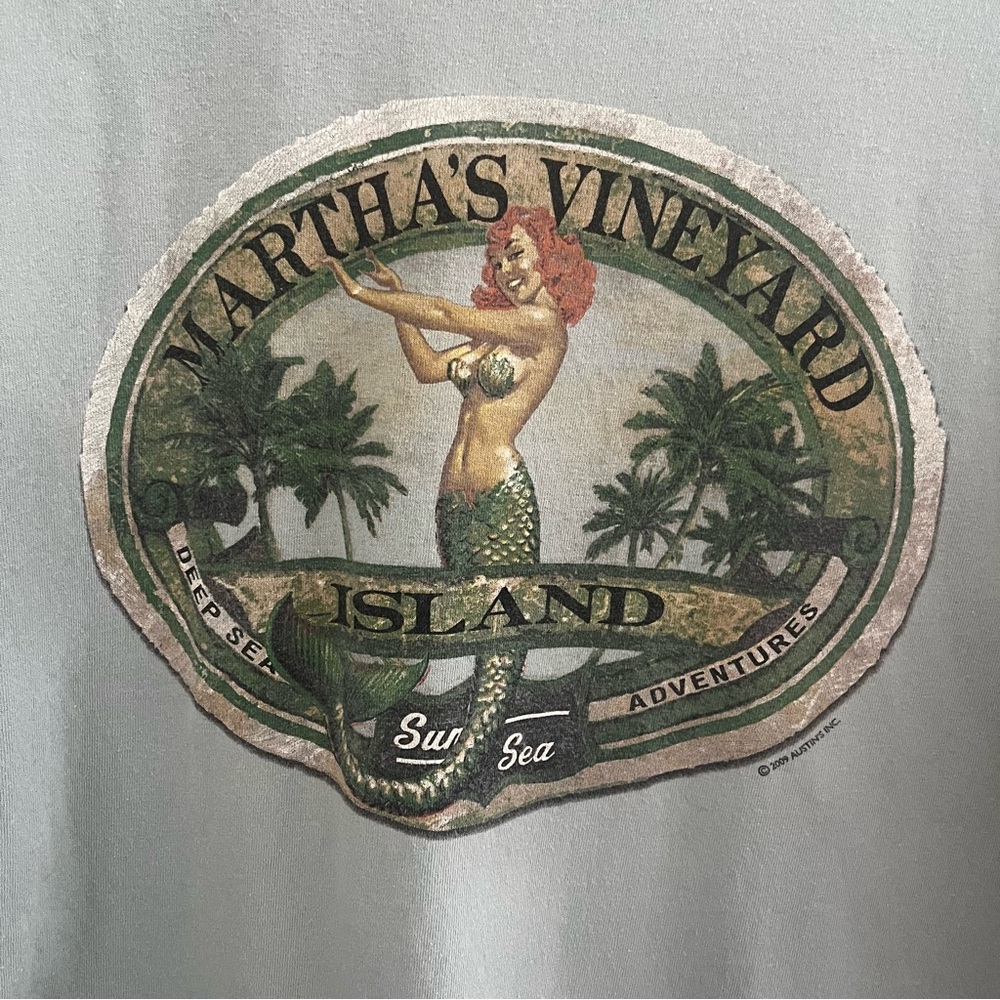 Comfort Colors Martha’s Vineyard mermaid Tshirt